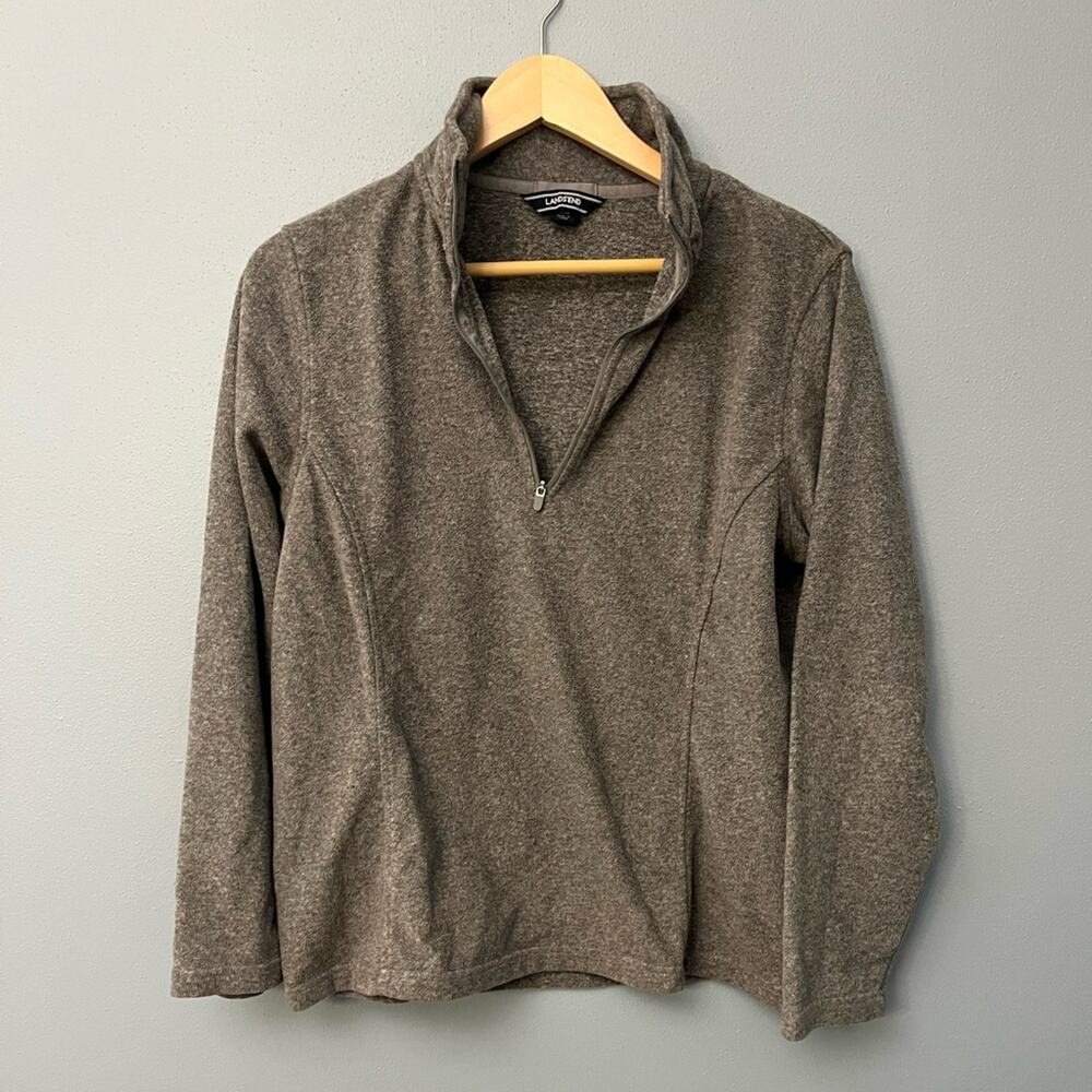 Lands’ End Quarter Zip Fleece